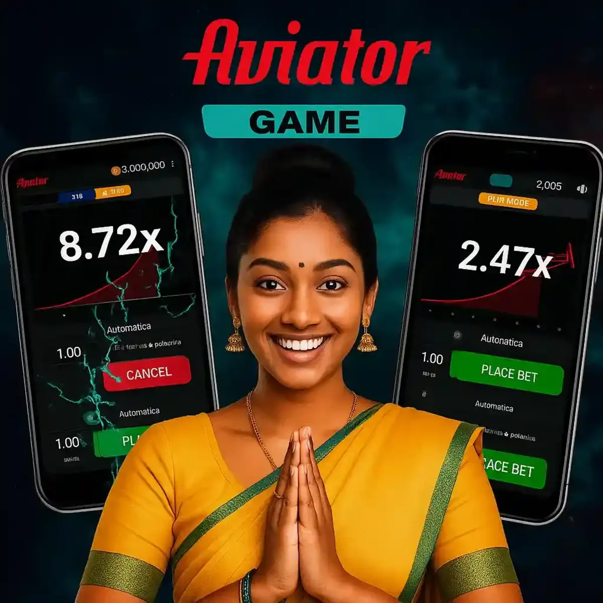 Aviator game banner